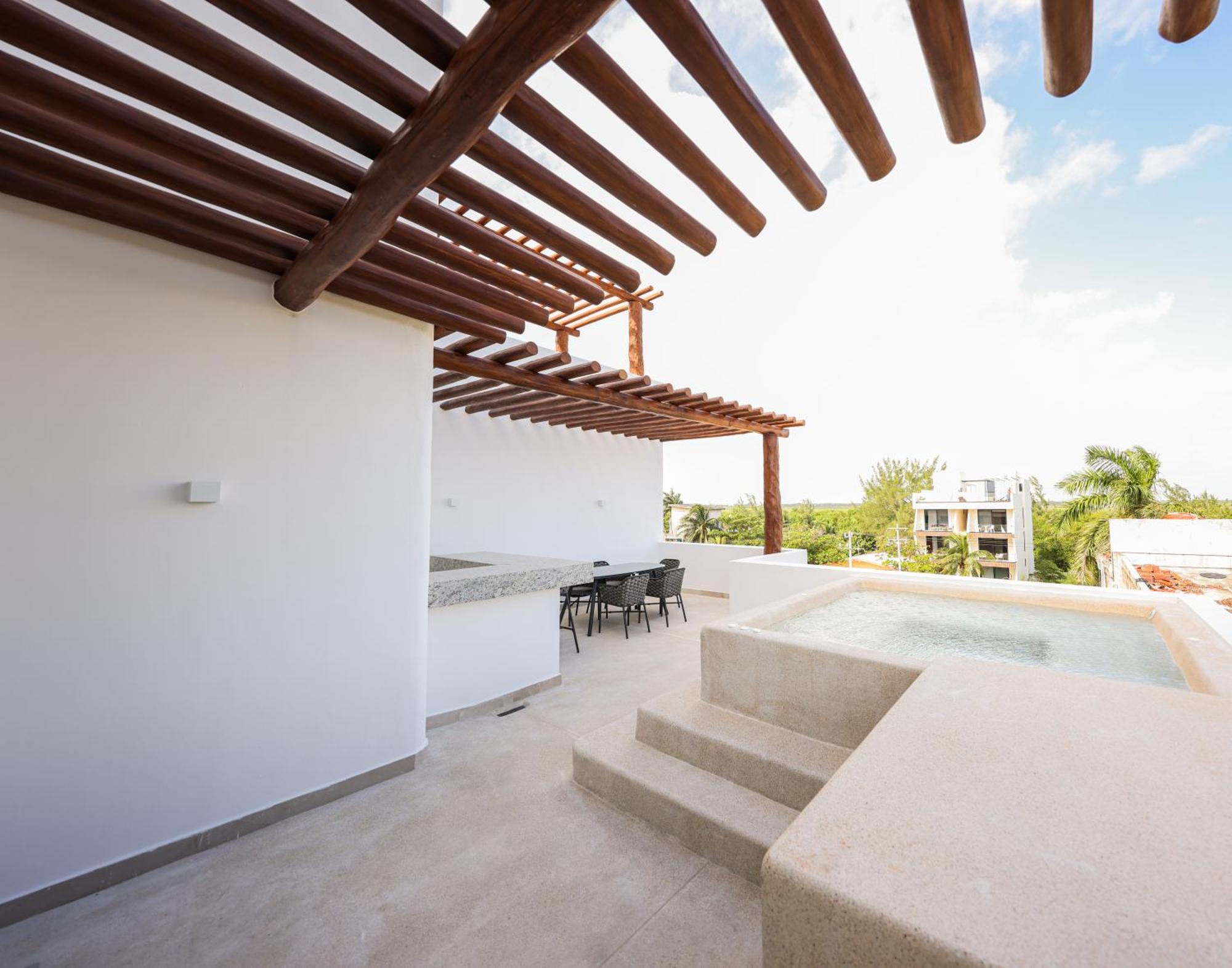 Porto Blu Apartment Puerto Morelos Bagian luar foto